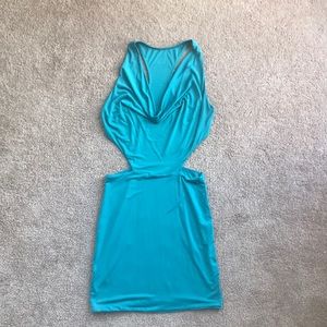 Night out turquoise dress
